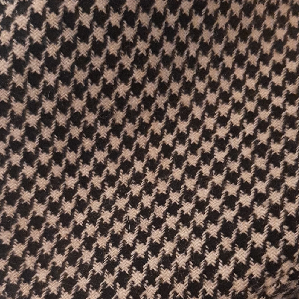 ALTERNATIVE🖤Black and White Houndstooth WOOL FEDORA Hat🤍COOL🦉INSIDE FABRIC - Picture 9 of 11